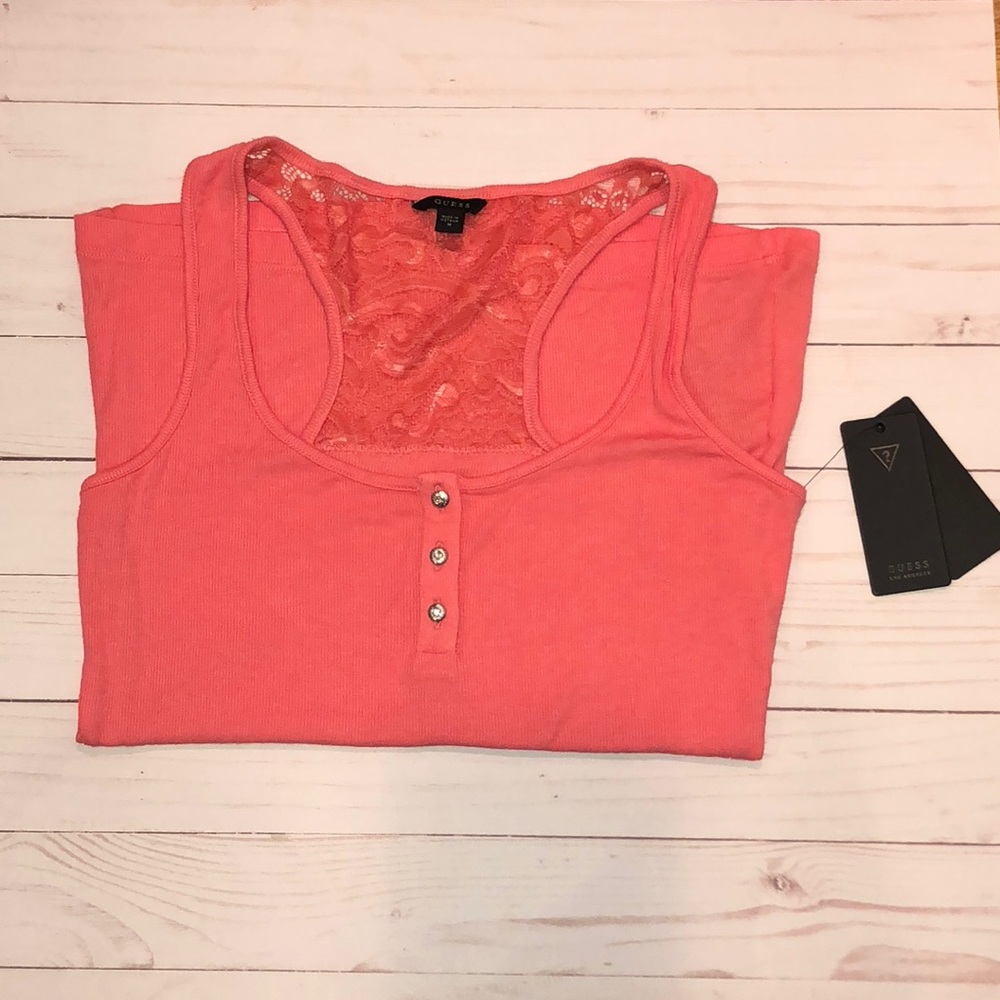 NWT Guess lace back tank size M bundle all 3 -25%